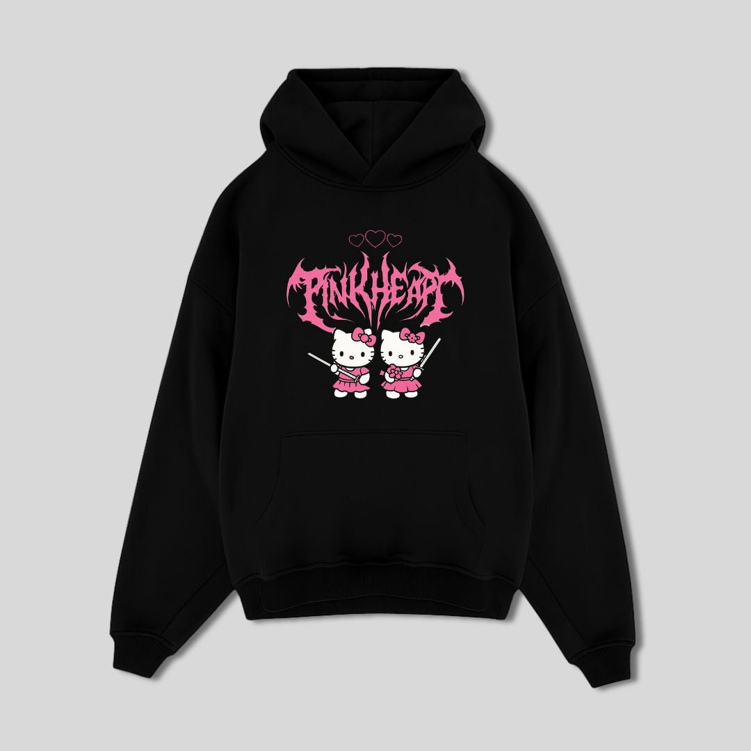 Pink Heart Hoodie
