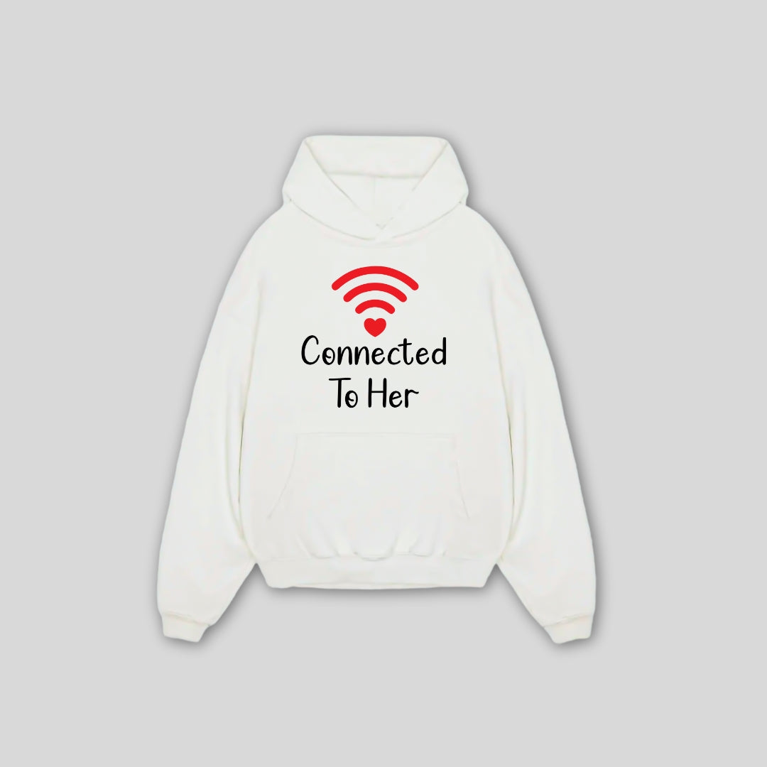 Connected To Her Pullover Hoodie