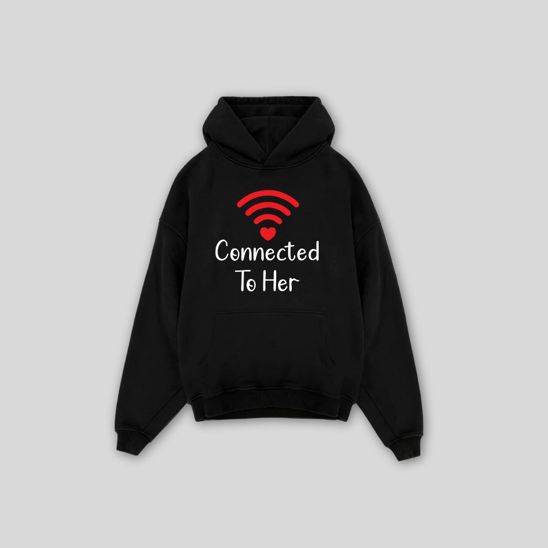 Connected To Her Pullover Hoodie