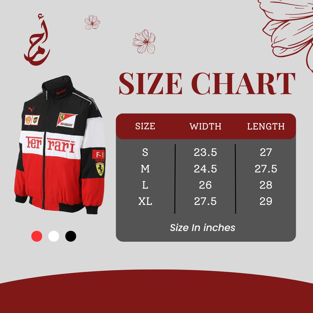 Ferrari F1 Jacket Three Color