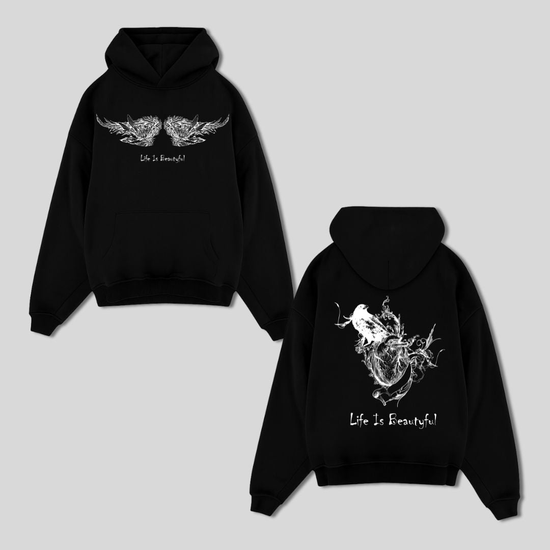 Life Is Beautifull Pullover Hoodie