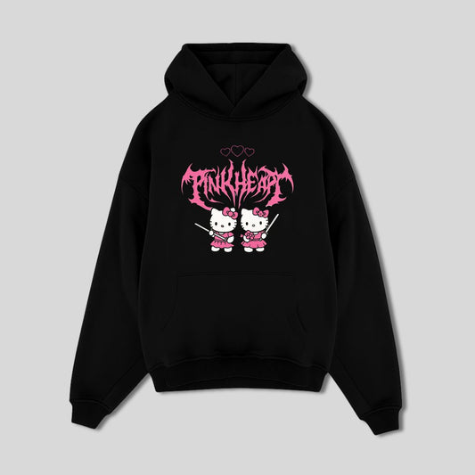 Pink Heart Hoodie
