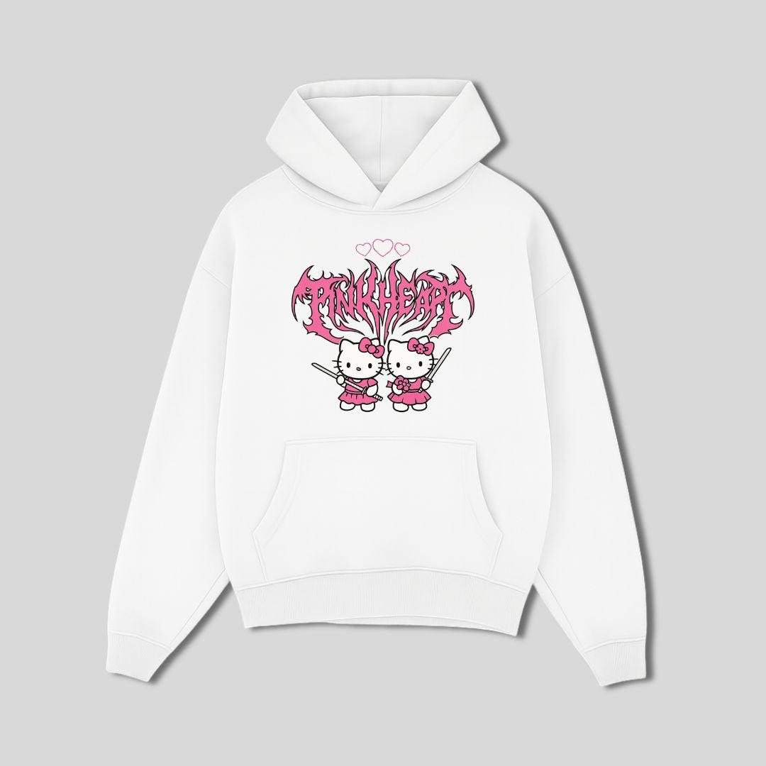Pink Heart Hoodie